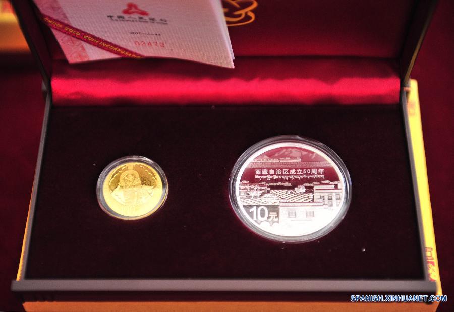 Tíbet lanza monedas conmemorativas antes de 50º aniversario de región