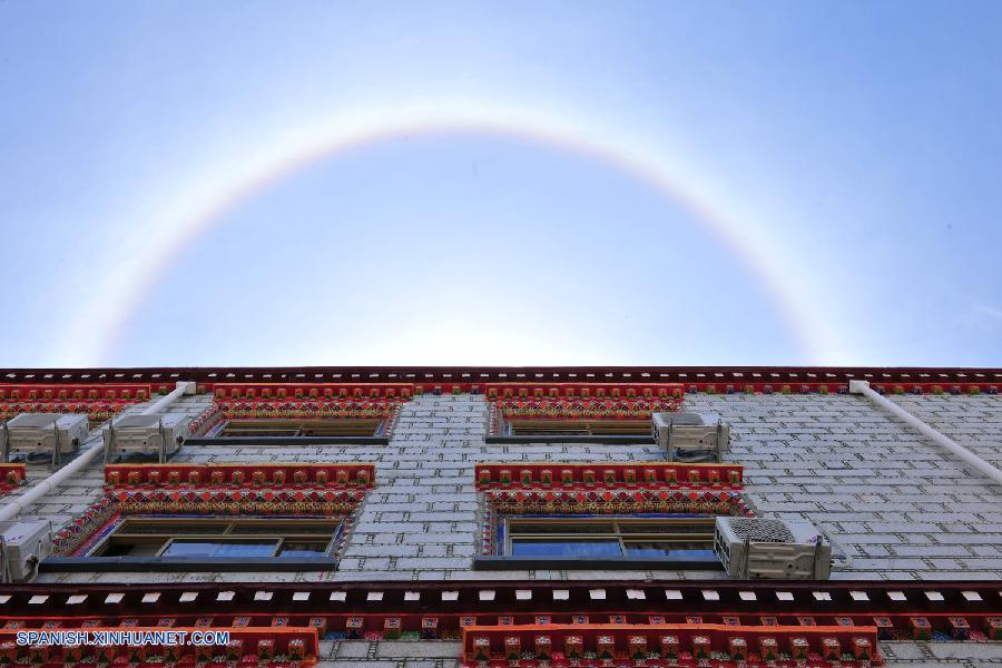 Tíbet: Halo solar en Lhasa 3