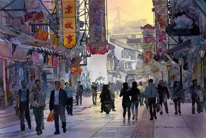 Hermosa China en las pinturas 9