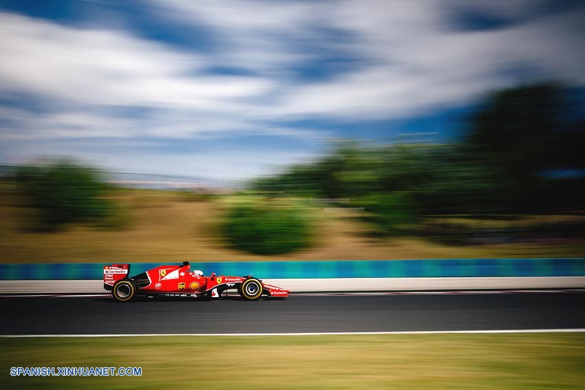 Automovilismo: Sebestian Vettel de Ferrari gana Grand Prix de Hungría