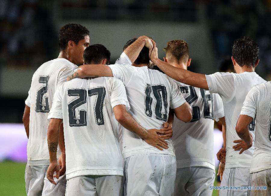 Real Madrid gana 3-0 al Inter de Milán en China 2