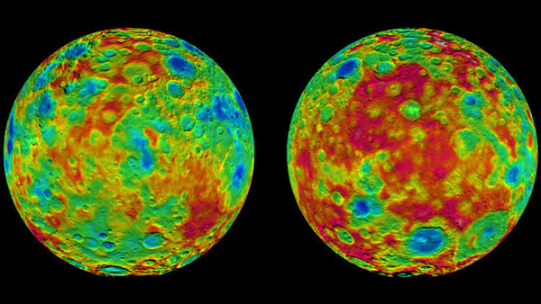 Sonda de la NASA mapea los puntos brillantes en Ceres