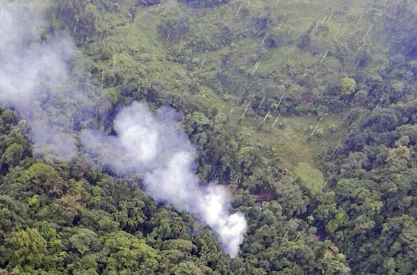 Mueren 15 policías en accidente de helicóptero en Colombia