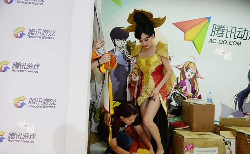 Modelo de “cosplay” participa en ChinaJoy