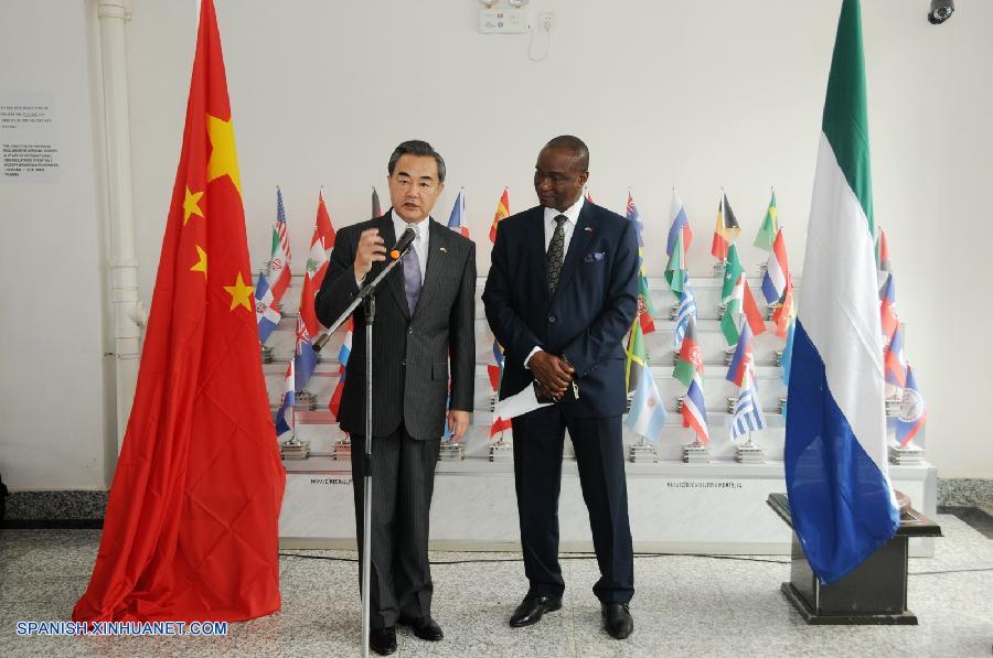 China promete apoyo a recuperación post ébola en Sierra Leona