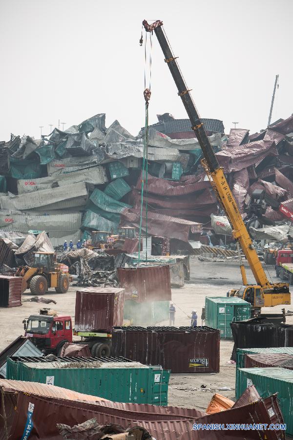 Detenidos 12 sospechosos por explosiones en Tianjin