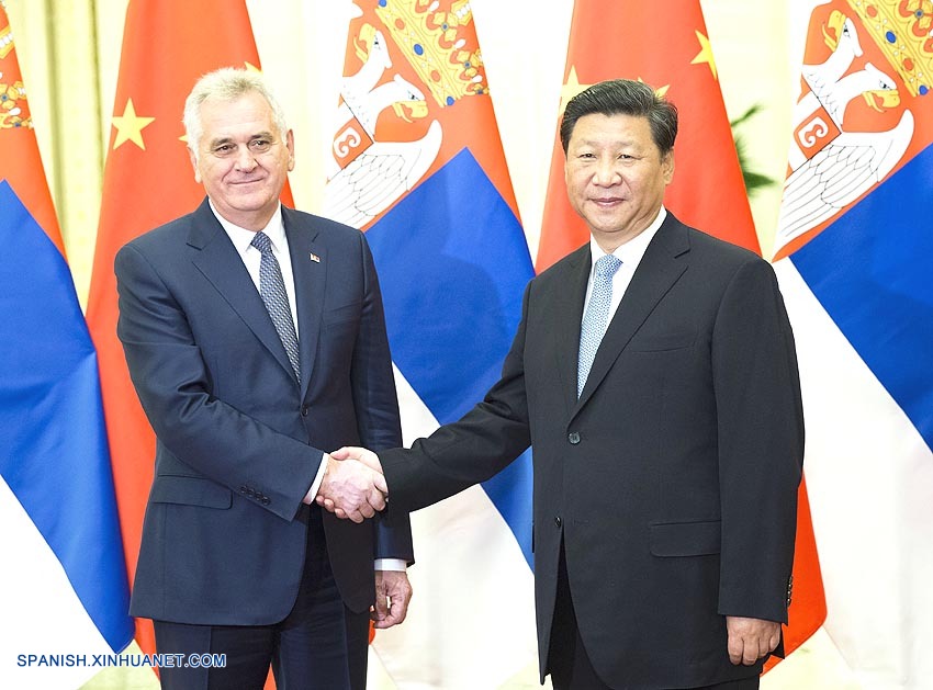Presidente chino se reúne con homólogo serbio