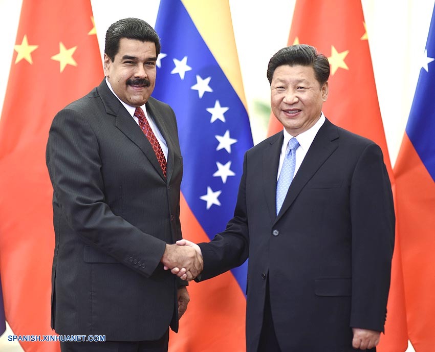 Presidente chino se reúne con homólogo venezolano