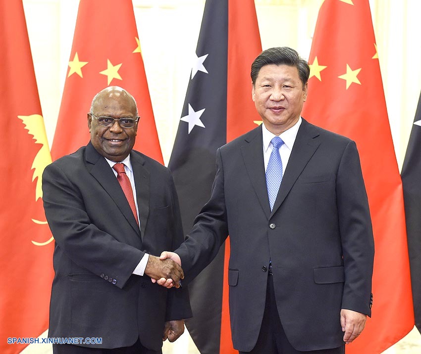Presidente Xi se reúne con gobernador general de Papúa Nueva Guinea