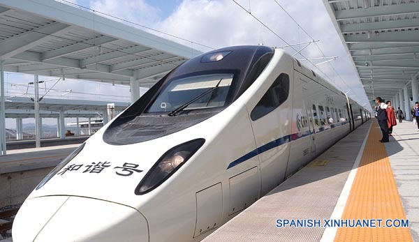 Compañía china analizará viabilidad de ferrocarril de alta velocidad en India