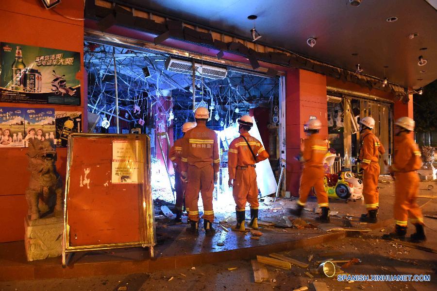 Identifican a sospechoso de explosiones en sur de China