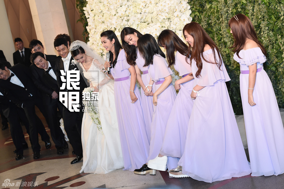 Foto de la boda de Huang Xiaoming y Angelababy