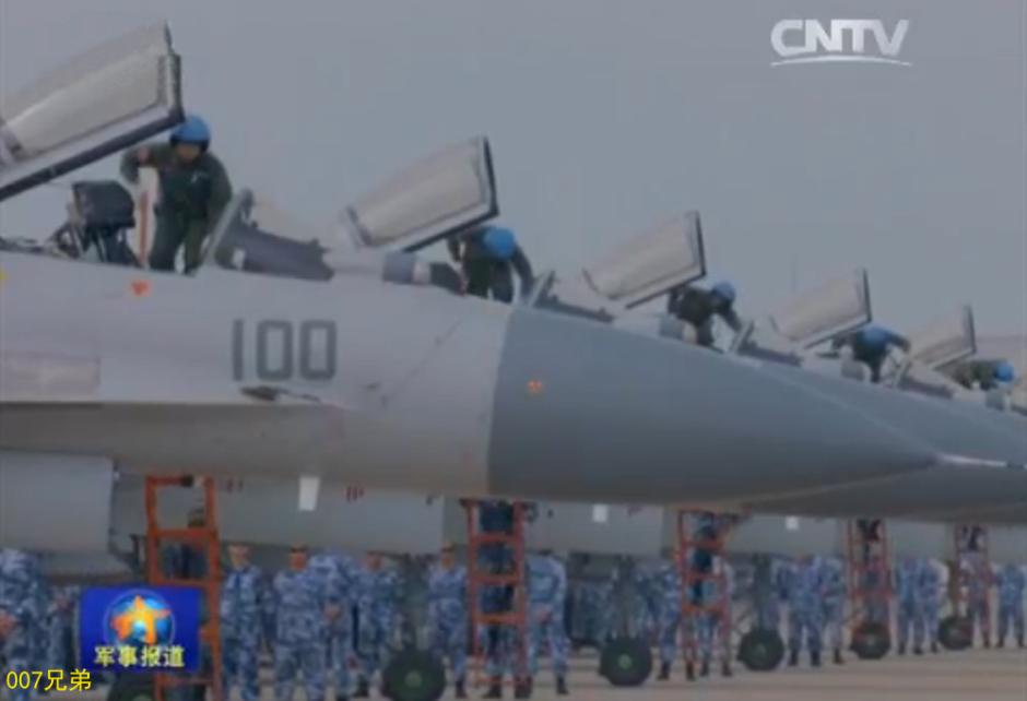 Portaaviones de China en ejercicios militares