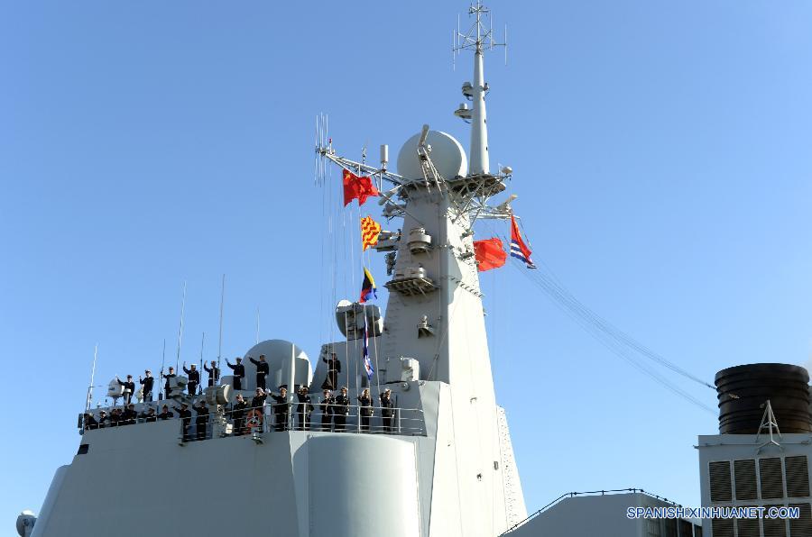 Termina visita a Portugal flota de buques de la Armada china