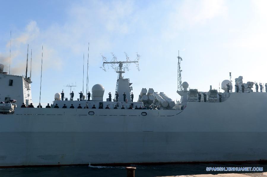 Termina visita a Portugal flota de buques de la Armada china
