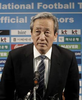 Fútbol: Chung Mong-Joon de República de Corea se retira de contienda por FIFA