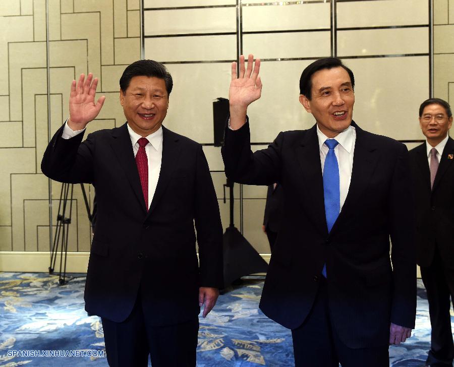 Xi hace propuesta de cuatro puntos sobre relaciones a través del estrecho en reunión histórica con Ma