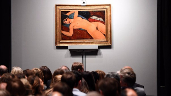 Un antiguo taxista chino compra el cuadro de Modigliani en una subasta de Christie's