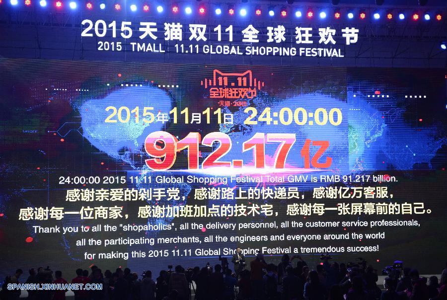 Ventas de gigante de comercio electrónico chino en Día de los Solteros suben 60%