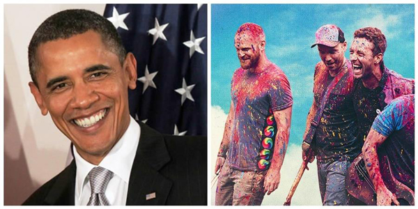 Obama participará en el nuevo disco de Coldplay