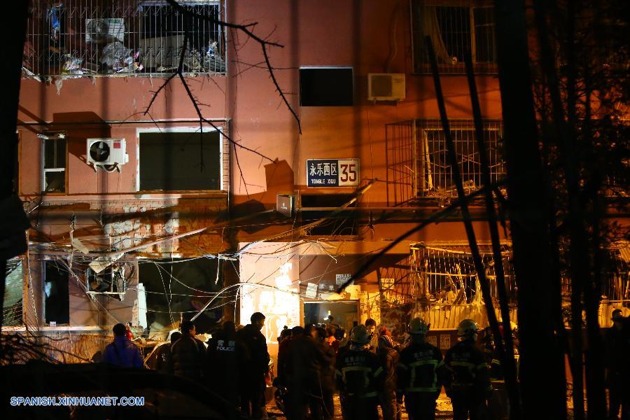 Explosión en edificio residencial de Beijing deja 3 heridos