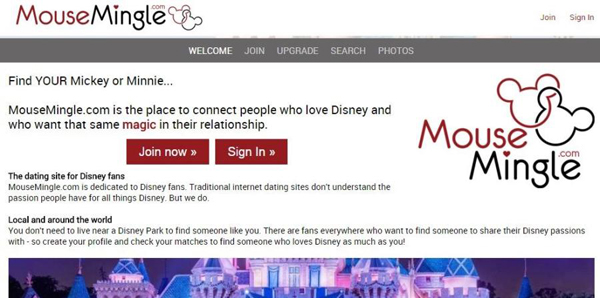 Lanzan sitio de citas en línea para fanáticos de Disney