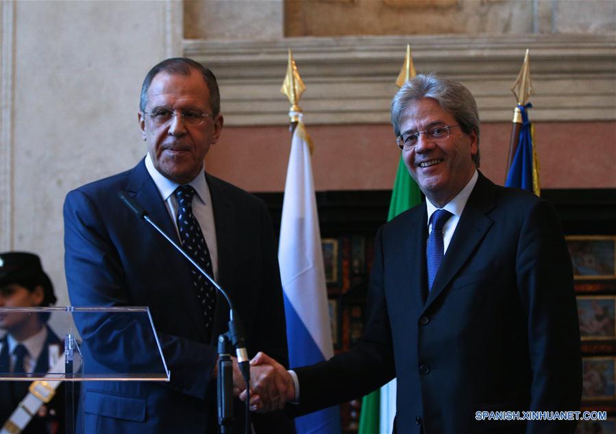 Cancilleres ruso e italiano discuten en Roma lucha contra terrorismo