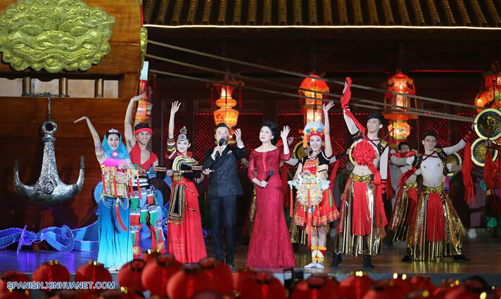 Actor Hu Ge participa en Gala de Año Nuevo de CCTV 2