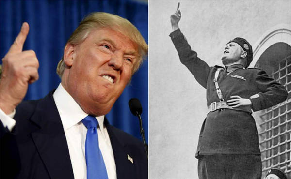 Donald Trump cita a Mussolini en Twitter