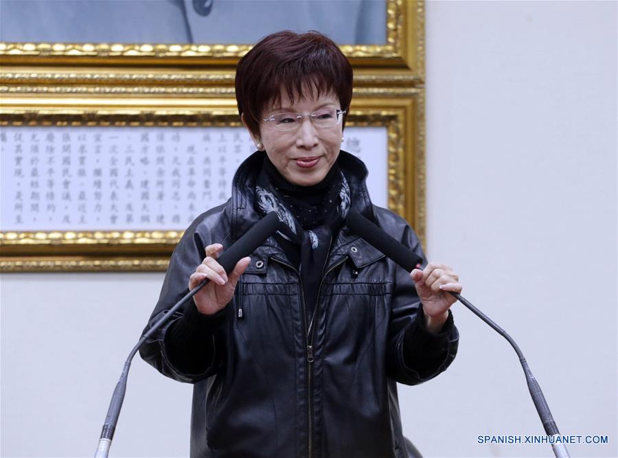 Hung obtuvo 78.829 votos, con los que batió a los otros tres candidatos: la presidenta en funciones del KMT, Huang Min-hui; el legislador Chen Shei-saint, y el legislador de la ciudad de Taipei, Lee Hsin.(Xinhua)
