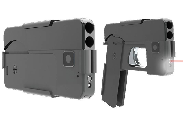 Pistola con forma de teléfono inteligente saldrá al mercado en EE.UU.