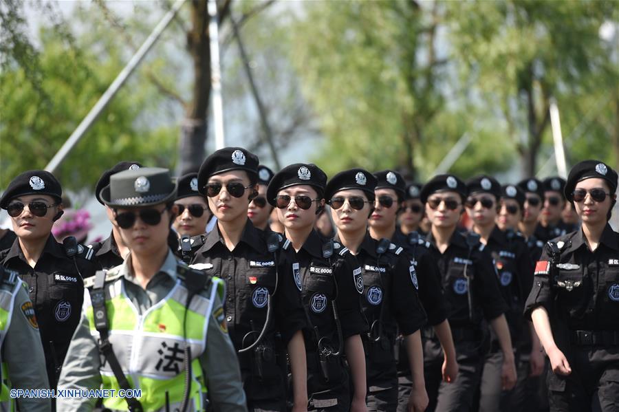 Zhejiang: Patrulla con un total de 21 miembros femeninos en Hangzhou