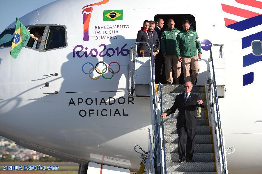 Río 2016: La llama olímpica llega a Brasil