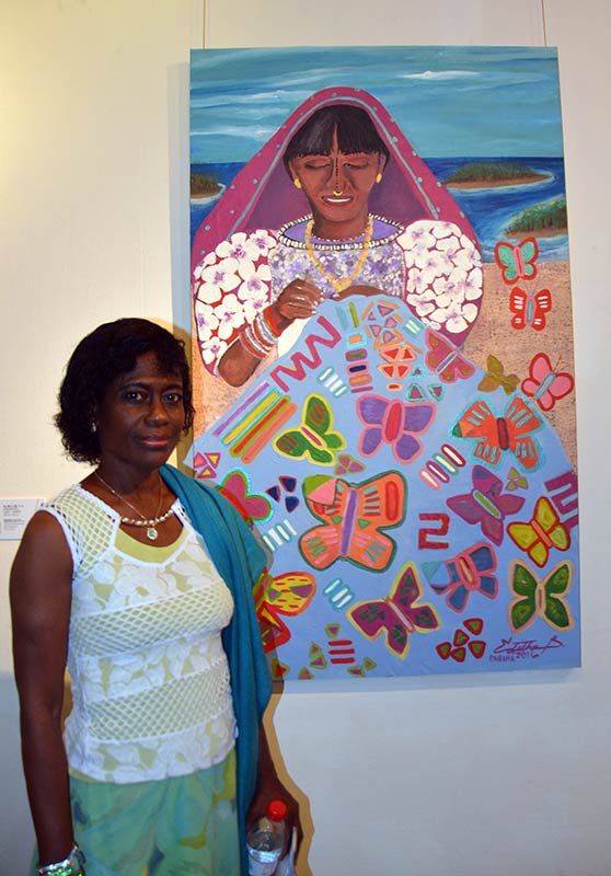 La pintora panameña Editha Bethancourt. (Foto: YAC)