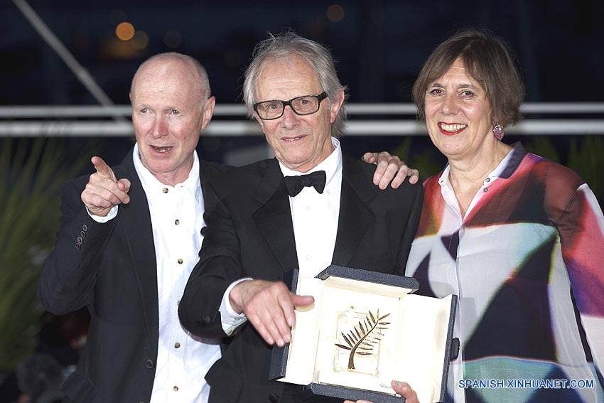 Cinta británica "I, Daniel Blake" gana Palma de Oro en 69º Festival de Cannes