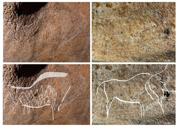 Descubren en España un "santuario" con 70 grabados rupestres del paleolítico superior