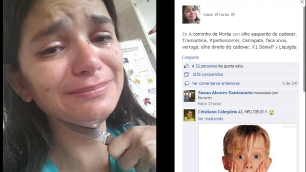 Una joven mexicana intenta suicidarse mientras se graba en Facebook