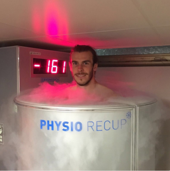 Gareth Bale prepara el partido contra Rusia a 161 grados bajo cero