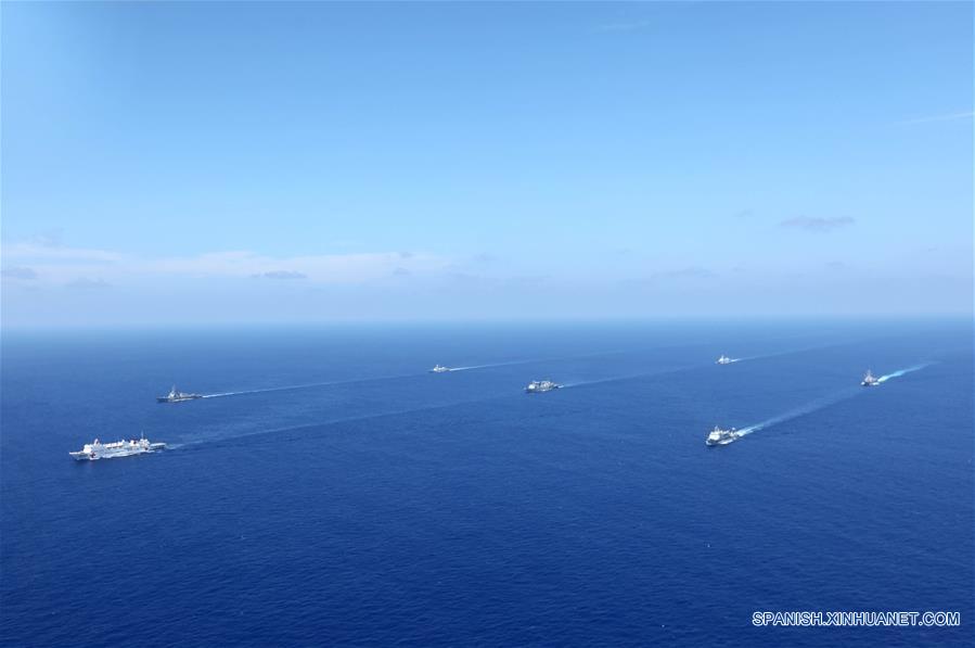 Flotas chinas participan en los ejercicios navales multinacionales cuenca del Pacífico