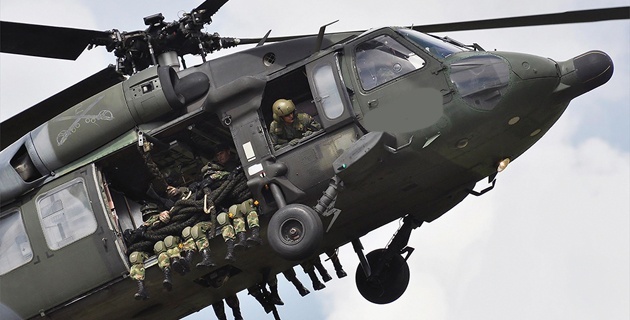 Desaparece un helicóptero del Ejército con 16 uniformados a bordo en Colombia