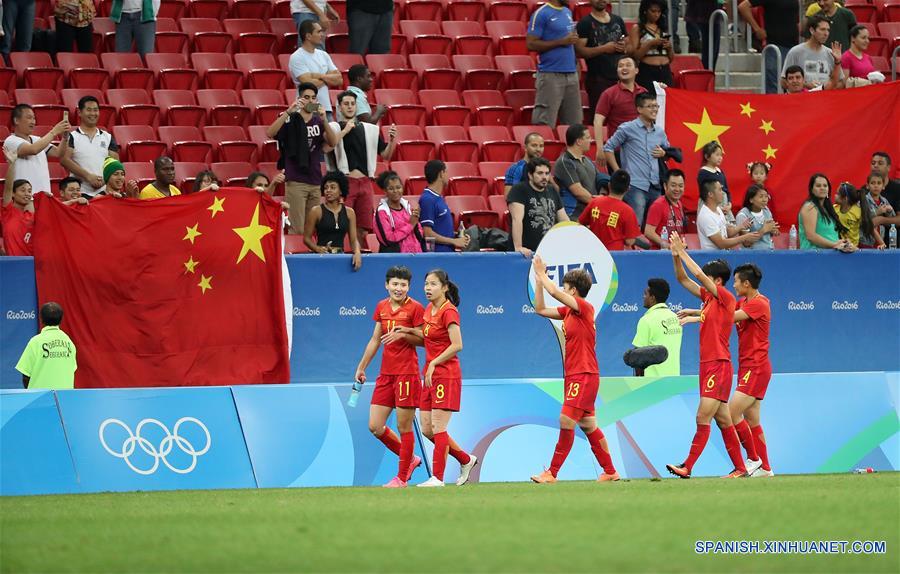 Río 2016: "Rosas de acero" de China aspiran a superar los cuartos de final en fútbol femenil