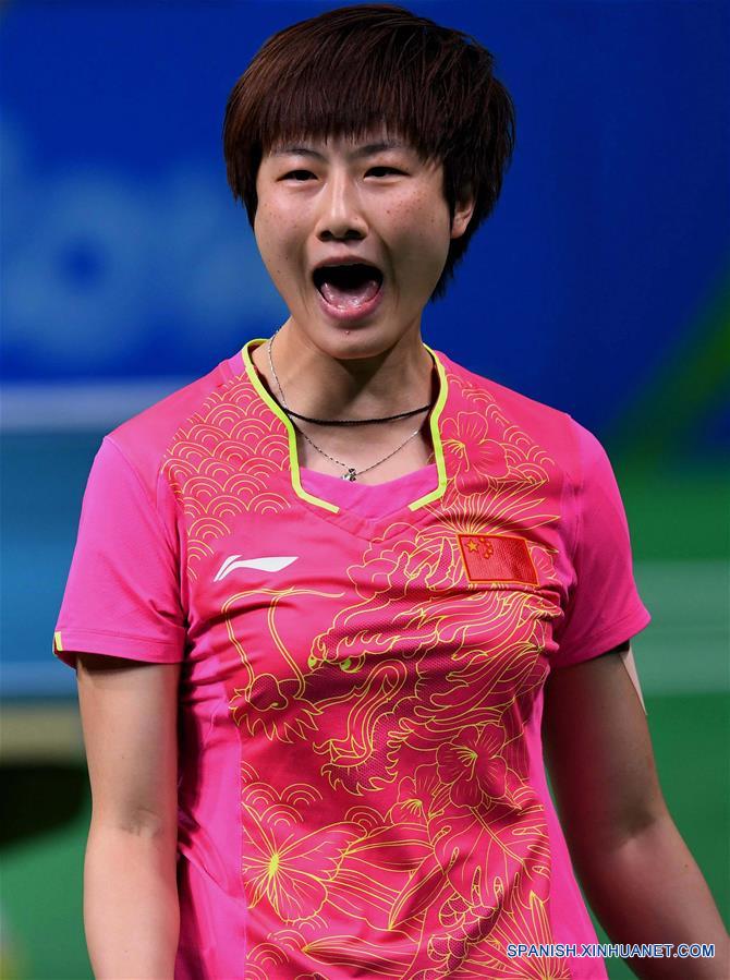 Ding Ning gana oro en tenis de mesa individual femenil