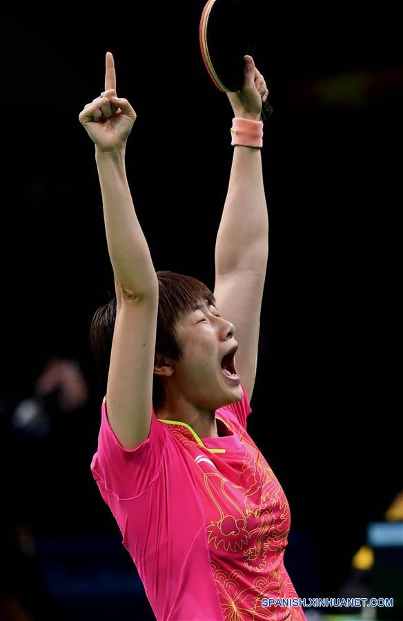 Ding Ning gana oro en tenis de mesa individual femenil