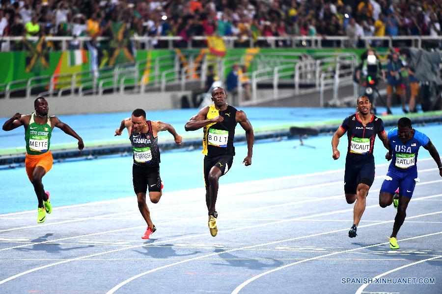 Río 2016: Bolt gana su tercer oro olímpico en los 100 metros