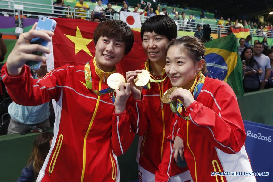 Río 2016: China revalida oro olímpico en tenis de mesa por equipo femenil