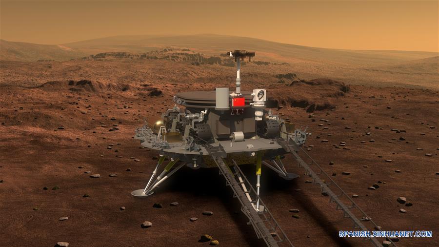 China da a conocer vehículo espacial para ambiciosa misión a Marte en 2020