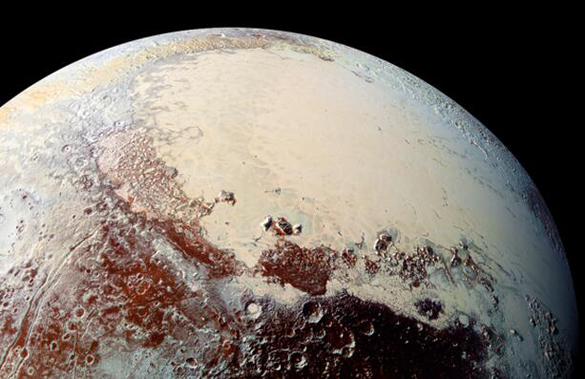 Revelan cómo se formó el corazón helado de Plutón