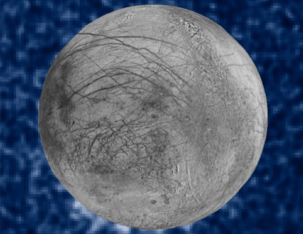 Detectan posibles emisiones de vapor en la luna de Júpiter