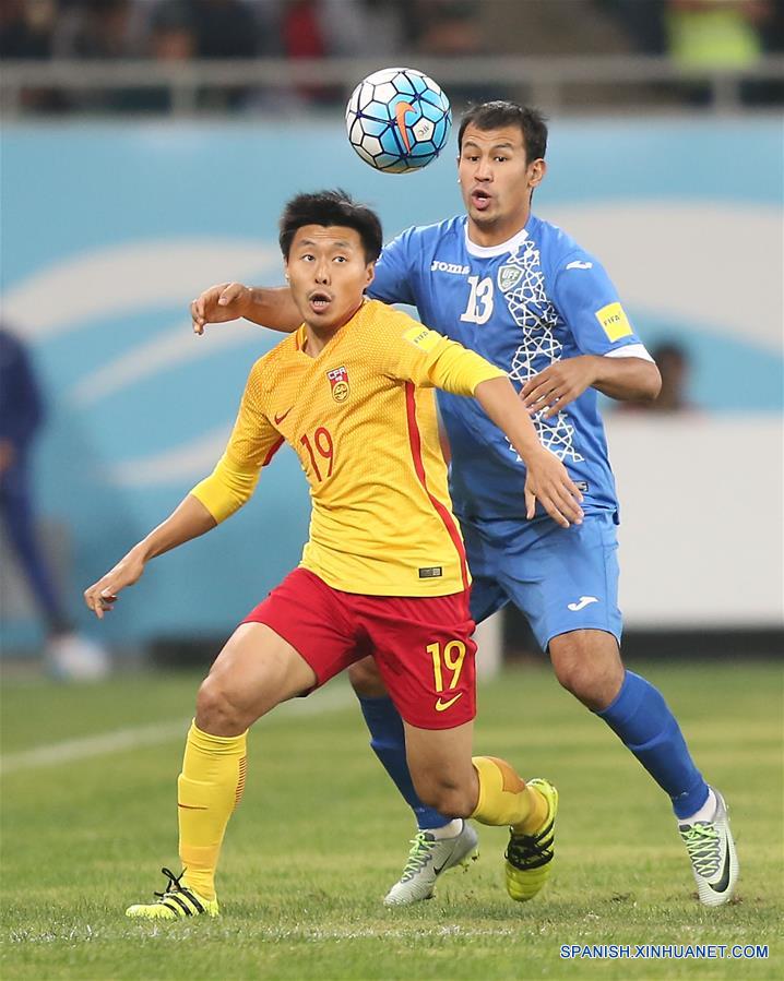Fútbol: Uzbekistán vence a China 2-0 en las Eliminatorias Sudamericanas a Rusia 2018