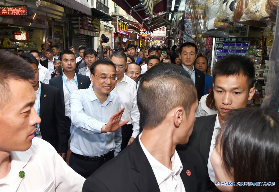 PM chino concluye visita a Macao y anuncia apoyos